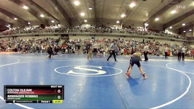 70 lbs Quarterfinal - Colton Olejnik, Bonhomme Wrestling-AAA  vs Berringer Robbins, Unaffiliated