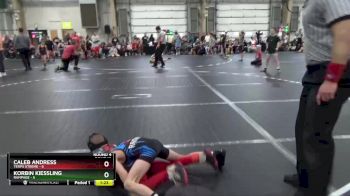 56 lbs Round 4 (6 Team) - Korbin Kiessling, Rampage vs Caleb Andress, Terps Xtreme
