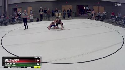 116 lbs Round 3 (8 Team) - Ezekiel Witt, Kansas Pythons vs Brett Larson, Nebraska Blue