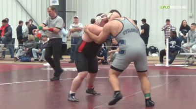 285 lbs Round of 16 - Kyle Davy, Bridgewater State University vs Nick Rivera, Centenary