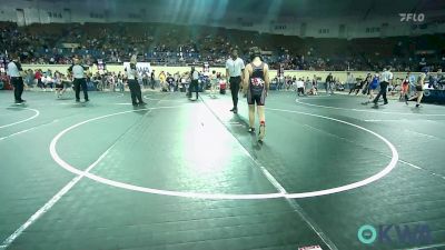 110 lbs Round Of 16 - Brayden Ashley, Del City Little League vs Ethan Evans, Warrior Wrestling Club