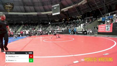 47 lbs Semifinal - Oakley Waitkus, Team Tulsa Wrestling Club vs Raeghan Rivera, Team Hawaii Aloha