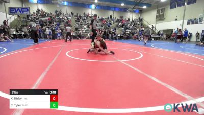 61 lbs Final - Kopelan Kirby, Tahlequah Wrestling Club vs CJ Tyler, Black Fox Wrestling Club