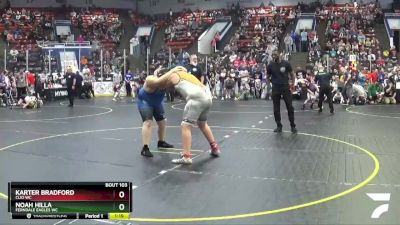 Quarterfinal - Noah Hilla, Ferndale Eagles WC vs Karter Bradford, Clio WC