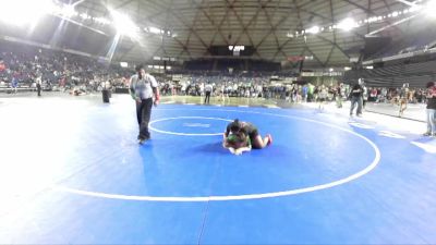 185 lbs Cons. Round 1 - Tehnorah Mauga, Franklin Pierce Cardinal Wrestling Club vs Hope French, Gig Harbor Grizzlies Wrestling Club