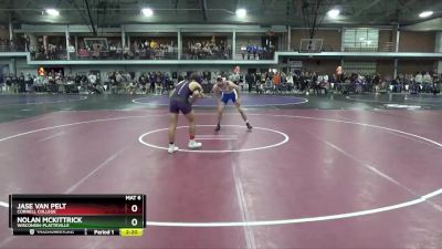 125 lbs Champ. Round 2 - Nolan McKittrick, Wisconsin-Platteville vs Jase Van Pelt, Cornell College