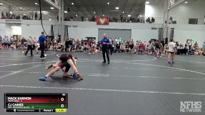 92 lbs Round 4 (6 Team) - CJ Caines, Mat Assassins Black vs Mack Karmon, Team Ohio