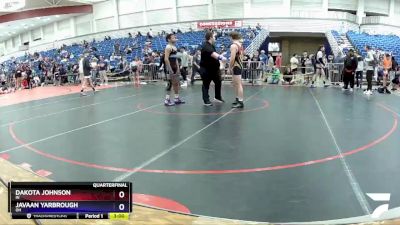 120 lbs Quarterfinal - Dakota Johnson, IN vs Javaan Yarbrough, OH