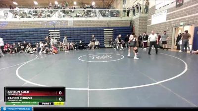 132 lbs Round 2 - Ashton Koch, TW Wrestling vs Kaiden Rubash, TW Wrestling