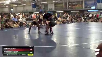 138 lbs Cons. Round 3 - Dominic Futch, Lakeshore Titans vs Antonio Daquep, Mustang Wrestling Club