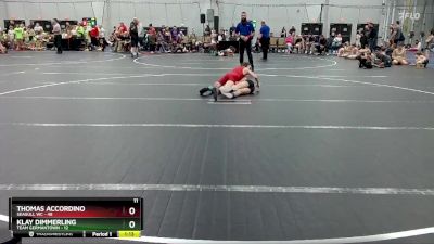 88 lbs Semis (4 Team) - Thomas Accordino, Seagull WC vs Klay Dimmerling, Team Germantown