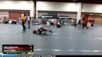 78 lbs Round 1 (6 Team) - Jake Strickland, Team Palmetto vs Chase Larsen, Steel Valley Renegades