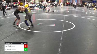 110 lbs Round Of 32 - Liam Purdy, Grove City vs Clark Murphy, Philadelphia