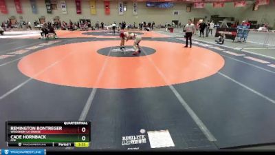 125 lbs Quarterfinal - Cade Hornback, Coe vs Remington Bontreger, Wisconsin-La Crosse