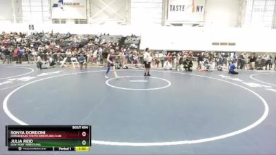 91-93 lbs Round 2 - Julia Reid, Lew-Port Wrestling vs Sonya Dordoni, Horseheads Youth Wrestling Club