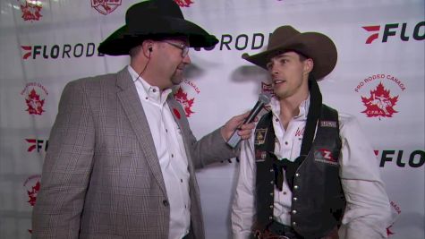 Interview: Clint Laye - Bareback Winner - Performance 4 - 2021 Canadian Finals Rodeo