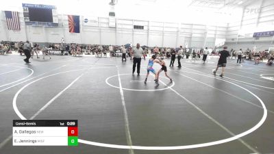 62 lbs Consolation - Asic Gallegos, New Mexico Bad Boyz vs Ellis Jennings, Misfits