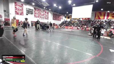 165 lbs Champ. Round 2 - Eric Rodriguez, Cajon vs Matthew Sierra, Arroyo