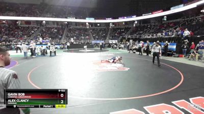 II-132 lbs Cons. Round 4 - Gavin Bob, Canisteo-Greenwood vs Alex Clancy, Saranac