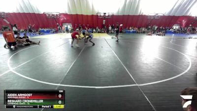 138 lbs Round 1 (16 Team) - Aiden Armgost, Wisconsin Rapids vs Reshard Cronemiller, Cambridge-Isanti