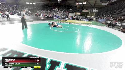 1B/2B 150 Quarterfinal - Aiden Ivey, Forks vs Matthew Gray, Goldendale