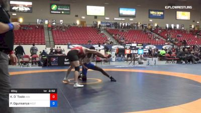 65 kg Cons 4 - Keegan O`Toole, Askren Wrestling Academy vs Peter Ogunsanya, West Point RTC