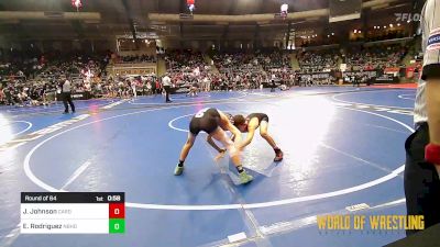 80 lbs Round Of 64 - Jaxon Johnson, Cardinal Wrestling Club vs Emilio Rodriguez, Neighborhood Wrestling Club