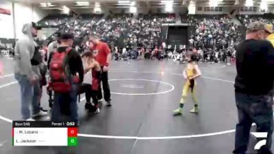 64 lbs Cons. Round 2 - Michael Lozano, Holly Wildcats vs Levi Jackson, High Altitude Wrestling Club