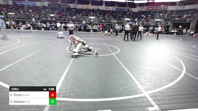 128 lbs Round Of 16 - Curtis Duren, Social Circle USA Takedown vs Caiden Robison, CBR