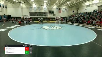 138 lbs Round 1 (10 Team) - PJ Briggs, Cheyenne East vs Kayleb Farris, Rock Springs
