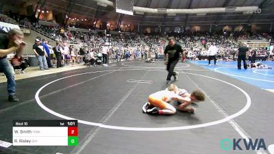 67 lbs Round Of 32 - Wade Smith, Tonkawa Takedown Club vs Ryder Risley, Division Bell Wrestling