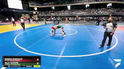 6A 107 lbs Semifinal - Riley Rayome, Conroe The Woodlands vs Kiahna Gonzales, Killeen Harker Heights