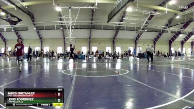 285 lbs 5th Place Match - Levid Rodriguez, Campbellsville vs Jadon Brownlee, Ohio Northern Univerity