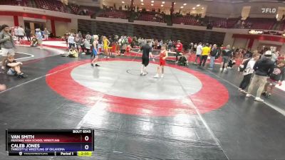 120 lbs 1st Place Match - Van Smith, Mustang High School Wrestling vs Caleb Jones, Threestyle Wrestling Of Oklahoma