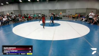 105 lbs Round 3 (4 Team) - Alicia Kenfack, North Dakota vs Moriah Morphet, Indiana