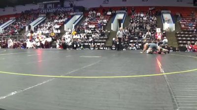 215 lbs Quarterfinals (8 Team) - Sam Bleeker, Martin/Climax Scott HS vs Joseph Torres, New Lothrop HS