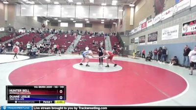 149 lbs Round 1 - Hunter Bell, Homedale Wrestling vs Duane Leslie, Team Real Life