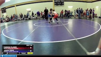 92 lbs Quarterfinal - Carson Planer, Region Wrestling Academy vs Jaxon Swan, Midwest Xtreme Wrestling