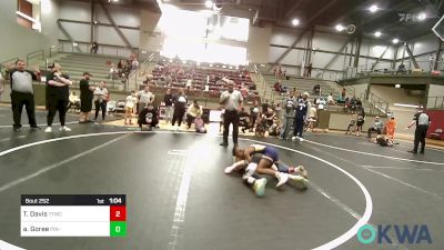 80 lbs Final - Tajuan Davis, Team Tulsa Wrestling Club vs Armond Goree, Pin-King All Stars