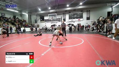 61 lbs Round Of 16 - Barrett Ellis, Salina Wrestling Club vs Jasper Haff, Wagoner Takedown Club