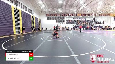 127B Round 2 - Brody Kleitsch, Immortal Athletics WC vs Teagan Benson, MWC Wrestling Academy