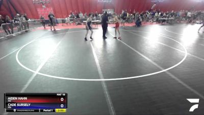 100 lbs Champ. Round 1 - Aiden Hahn, MO vs Cade Sursely, MN