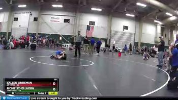 55 lbs Round 4 (6 Team) - Callen Lindeman, Jr Titans vs Richie Schellhorn, Team Zapas