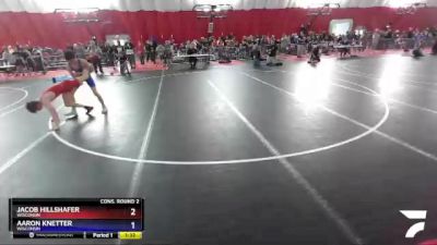 120 lbs Cons. Round 2 - Jacob Hillshafer, Wisconsin vs Aaron Knetter, Wisconsin