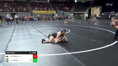 101 lbs Semifinal - Olivia Atkins, Ottawa - Arizona (W) vs Caley Kling, Colorado State (W)