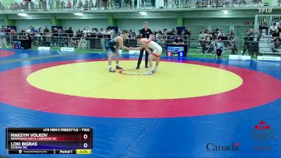 71kg Semifinal - Maksym Volkov, Newfoundland & Labrador WC vs Loki Bigras, Schewa WC