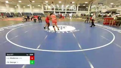 260 lbs Semifinal - Jayden Medeiros, None vs Nicholas George, Tri State Wrestling