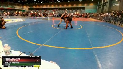 175 lbs Cons. Round 4 - Dylan Stover, Tahoma vs Keshaun White, Centennial (Corona)