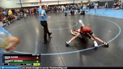 94-103 lbs Round 2 - Ridge Kayser, Eaton vs Garrett Hembree, Eaton