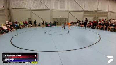 106 lbs 4th Wrestleback (16 Team) - Alexandra Sebek, Illinois vs Ava Miller, Ohio Blue